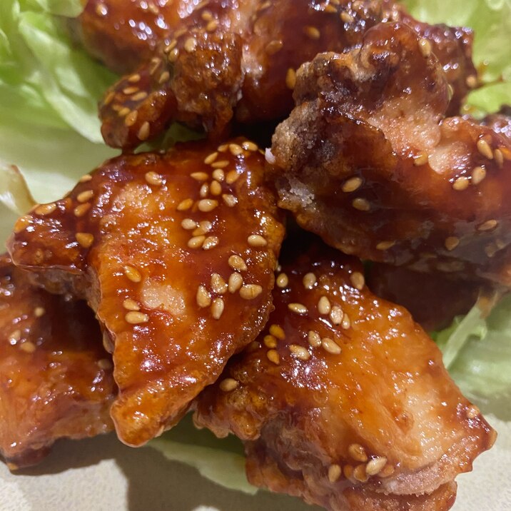 鶏胸肉で作る!甘辛ヤンニョムチキン